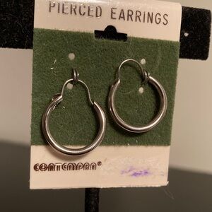 Silver Hoop Earrings